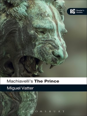 cover image of Machiavelli's 'The Prince'